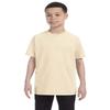 Apparel Globe Boys Heavy Cotton Seamless Neck T-Shirt, Natural, Medium view 1