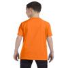 Apparel Globe Boys Heavy Cotton Seamless Neck T-Shirt, Safety Orange, Small view 2