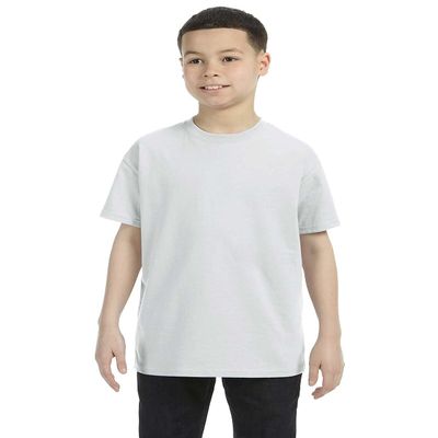 Apparel Globe Boys Heavy Cotton Seamless Neck T-Shirt, Ash Gray, Large