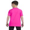 Apparel Globe Boys Heavy Cotton Seamless Neck T-Shirt, Azalea, Medium view 2