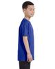 Apparel Globe Boys Heavy Cotton Seamless Neck T-Shirt, Cobalt, Large view 3