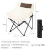 SKIITOON Portable Camping Chair,Folding Chair,Lawn Chairs,Stable Ultralight Folding Compact Backpacking Chairs Heavy Duty 240lbs for Outdoor,Camp,Travel,Beach,Picnic,Festival,Hiking (Color:White) view 3