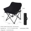 SKIITOON Portable Camping Chair,Folding Chair,Lawn Chairs,Stable Ultralight Folding Compact Backpacking Chairs Heavy Duty 240lbs for Outdoor,Camp,Travel,Beach,Picnic,Festival,(Color:Black) view 3
