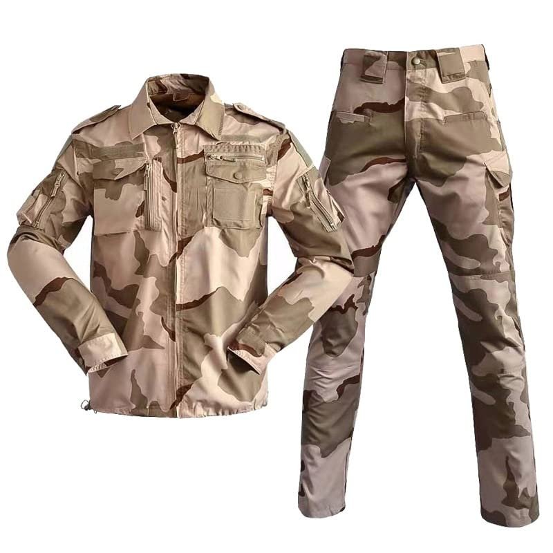 YABOO Tactical Camouflage Uniform BDU Combat Sports Clothing Airsoft Hunting Shooting Battle Dress Shirt Pants Set