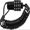 Bicycle Locks Heavy Duty Anti Theft Bike Lock Bike Anti Theft Helmet 4 Digit Password Bicycle Lock for Scooter Motorcycles Cycling Portable Spring Cable Locks view 1