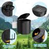 Portable Toilet for Camping, Porta Potty for Adults, Outdoor Folding Travel Toilet with Lid and Retractable Paper Holder, Includes Carry Bag, Female Urination Device and 4 Disposable Urine Bags view 2