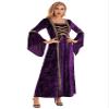 YOOJIA Women Medieval Renaissance Dress Christmas Velvet Victorian Gothic Gown Halloween Cosplay Costume Purple XX-Large view 3