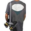 Roller Skate Leash Adjustable Snowboard Boots Carrier Strap Fashionable Skate Transport Strap Resuable Shoulder Sling Leash for Ice Skates, Black White Plaid view 1