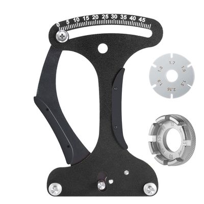 Saipe Bicycle Spoke Tension Meter Measuring Tool Aluminum Alloy Bicycle Wheel Repair Tool Spoke Wire Tension Adjustment Tool for Cycling Wheel Spokes Check or Correction