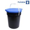 Portable Toilet Seat for 5 Gallon Bucket Emergency Outdoor Camping Snap on Luggable Loo Toilet Cover for Adults and Kids view 3