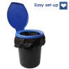 Portable Toilet Seat for 5 Gallon Bucket Emergency Outdoor Camping Snap on Luggable Loo Toilet Cover for Adults and Kids view 4