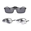 SEIWEI Polarized Unisex Clip On Flip Up Sunglasses Anti-Glare Driving Travelling Glasses UV Protection Sun Holiday Dark Green view 3