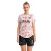 ORKY Women Customize Soccer Jersey, Quick Dry Sublimation Personalize Shirt Short Set, Custom Made Team Match Uniform Camo(Pink 2XS) view 1