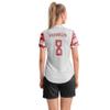 ORKY Women Customize Soccer Jersey, Quick Dry Sublimation Personalize Shirt Short Set, Custom Made Team Match Uniform Camo(White/Red 2XS) view 2