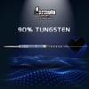 Formula Sports 90% Tungsten Steel Tip Darts Set - Professional Darts Metal Tip Set Available in 21g/22g/23g/24g, with Aluminum Shafts, Tungsten Barrels, Extra Flights, Sharpener view 4
