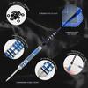 Formula Sports 90% Tungsten Steel Tip Darts Set - Professional Darts Metal Tip Set Available in 21g/22g/23g/24g, with Aluminum Shafts, Tungsten Barrels, Extra Flights, Sharpener view 3
