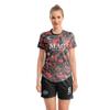 ORKY Women Customize Soccer Jersey, Quick Dry Sublimation Personalize Shirt Short Set, Custom Made Team Match Uniform Camo(Black/Red XS) view 1