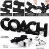 Amyhill 9 Pcs Coach Gifts Football Soccer Coaches Gifts Thank You Coach Wood Sign Whistle Stainless Steel Whistle with Rope White Marker Pen for Men Women Soccer Baseball Volleyball Sports Gift view 3