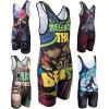 KO Sports Gear Unisex Wrestling Singlet for Adult Wrestlers - Wrestling Singlet for Men & Women - Bold Durable Uniform, Stretchy Breathable Material - Release the Beast, Adult X-Large view 1