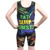 KO Sports Gear Unisex Wrestling Singlet for Adult Wrestlers - Wrestling Singlet for Men & Women - Bold Durable Uniform, Stretchy Breathable Material - Release the Beast, Adult X-Large view 4