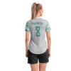 ORKY Women Customize Soccer Jersey, Quick Dry Sublimation Personalize Shirt Short Set, Custom Made Team Match Uniform Camo(White/Green 2XS) view 2