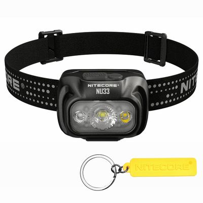 Nitecore NU33 700 Lumen Aluminum Headlamp Triple Light Sources USB-C Rechargeable Headlight Tag