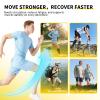 CAMBIVO 3 Pairs Calf Compression Sleeves for Men & Women  Footless Leg Support for Shin Splints, Pain Relief, Running Recovery view 3