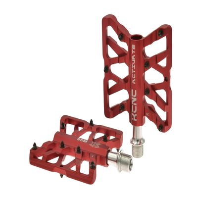 KCNC Bicycle Pedal Active KPED 12 CNC Road Pedal Red