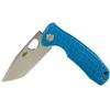 Western Active HB1344 Honey Badger Tanto Small Pocket Knife 2.81" Blade Lightweight 2.57oz Folding Utility EDC Deep Pocket Carry for Outdoor Tactical Survival Camping - Reversible Clip - Small Blue view 1