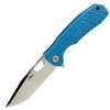 Western Active HB1344 Honey Badger Tanto Small Pocket Knife 2.81" Blade Lightweight 2.57oz Folding Utility EDC Deep Pocket Carry for Outdoor Tactical Survival Camping - Reversible Clip - Small Blue view 4