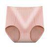 3Pcs/Set Big Size XL~6XLSuper Plus Size Cotton Women's Panties Solid High Waist Lace Briefs Breathable Seamless Soft Ladies Panties (Color : 5, Size : 4XL) view 1