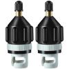 2Pcs Inflatable Boat SUP Pump Adapter, Premium Conventional Air Adapter, Sturdy SUP Air Adapter,Quickly Inflation and Strong Sealing SUP Pump Adapter, for Inflatable Boat, Paddleboard and Kayak.