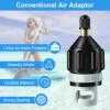 2Pcs Inflatable Boat SUP Pump Adapter, Premium Conventional Air Adapter, Sturdy SUP Air Adapter,Quickly Inflation and Strong Sealing SUP Pump Adapter, for Inflatable Boat, Paddleboard and Kayak. view 3
