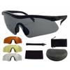 Shooting Glasses Telescopic Scheduling Rotating Goggles Thickened Lenses Tactical UV400 Protective Glasses Four Lenses view 1