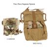 GYDEHUTJ Molle First Aid Pouch,Medical Emergency Pouch Tactical IFAK Micro Trauma Kit Bag with Belt Loop and Tourniquet Straps Cp view 2