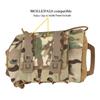 GYDEHUTJ Molle First Aid Pouch,Medical Emergency Pouch Tactical IFAK Micro Trauma Kit Bag with Belt Loop and Tourniquet Straps Cp view 3