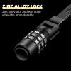 ROCKBROS Zip Tie Bike Lock Small Cable Lock Lightweight Refrigerator Cabinet Locks with Combination Flexible Helmet Bike Lock view 3