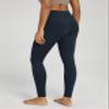 ODODOS Women's Cross Waist Full Length Yoga Leggings with Inner Pocket, Inseam 28" Gathered Crossover Workout Yoga Pants, Deep Navy, Small view 3
