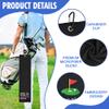 Hafhue Swing Swear Look Ball Repeat Funny Golf Towel - Accessory for Men & Women, Birthday or Retirement Gift (GRM015) view 3