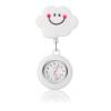 iplusmile Retractable Clip on Nurse Watch - Smile Lapel Watches for Women Girls, Aesthetic Fashion Pocket Nurse Watch with Second Hand for Daily Use view 1