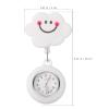 iplusmile Retractable Clip on Nurse Watch - Smile Lapel Watches for Women Girls, Aesthetic Fashion Pocket Nurse Watch with Second Hand for Daily Use view 2