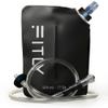 FITLY Soft Flask - 17 oz (500 ml) - Shrink As You Drink Soft Water Bottle for Hydration Pack/Running Vest With Hydration Tube - Folding Water Bottle for Running, Hiking - Ski Water Bottles (FLASK500) view 1