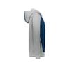Augusta Sportswear Youth Three-Season Fleece Full Zip Hoodie Navy/Grey Heather S view 3