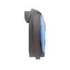 Augusta Sportswear Youth Three-Season Fleece Full Zip Hoodie Columbia Blue/Carbon Heather M view 3