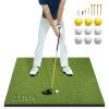 Bltend Golf Mat: Heavy-Duty Golf Hitting Mats Practice Outdoor/Indoor, Elite Dense Artificial Turf Matt Training Aid for Backyard/Garage/Driving Range/Simulators, 5x3ft view 1