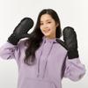 OHRAIN Ski Mittens for Men & Women Winter Snow Mitts Warm Waterproof Gloves Designed for Cold Weather Snowmobile Skiing Snowboarding & Mountaineering Black view 3