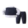 Abolai Baby Boys' 4 Piece Gentleman Set with Shirt,Tie,Vest and Pant White 120 view 2