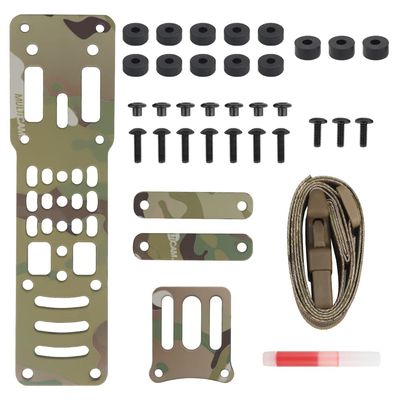 Tactical Sinking Holster Leg Hanging Extension Plate Adjustable Metal Modular Holster Adaptor Leg Drop Organizer