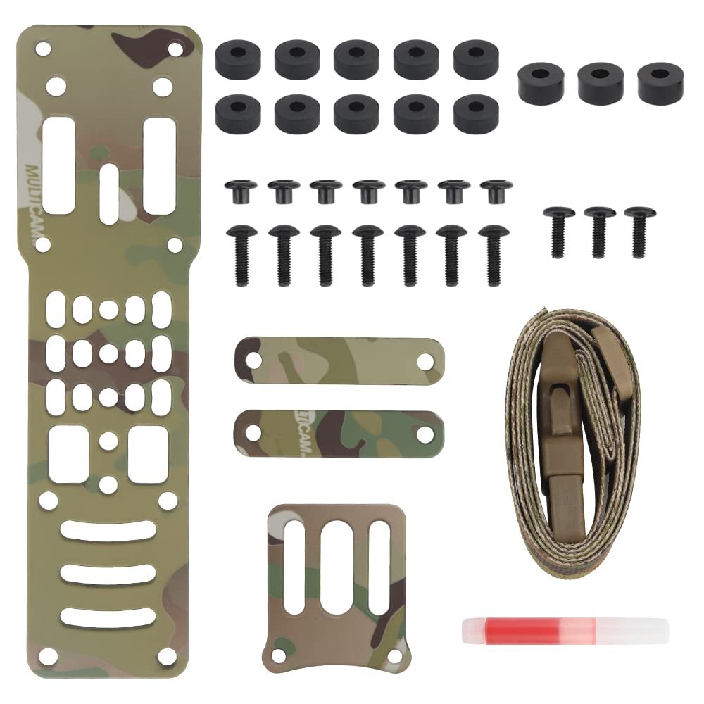 Tactical Sinking Holster Leg Hanging Extension Plate Adjustable Metal Modular Holster Adaptor Leg Drop Organizer