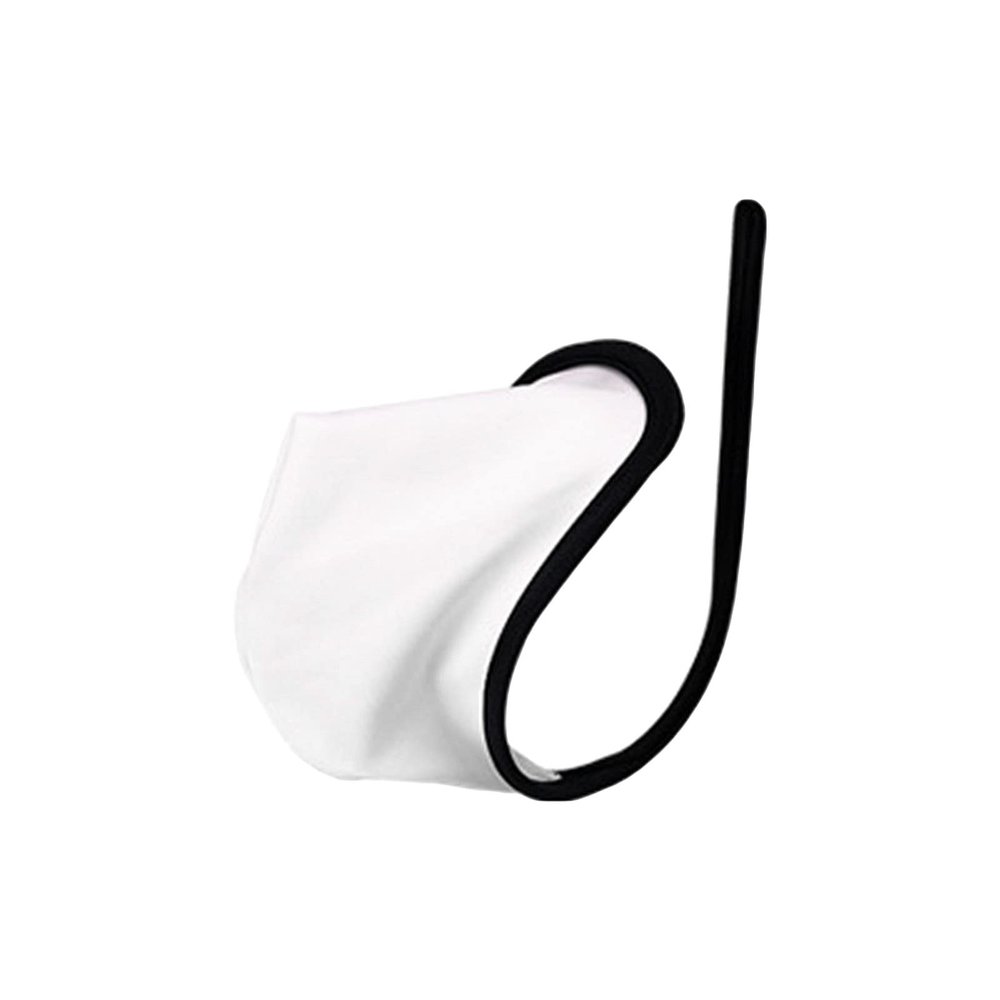 JEsilunmaMY Sexy C String Underwear for Men Breathable Bulge Pouch Invisible Sissy Thongs Sexy Panties Temptation Underpants (White,One Size)